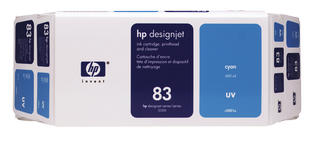 Obrzek - HP 83 Azurov sada UV Value Packtiskov hlava ainkoustov kazeta, 680ml