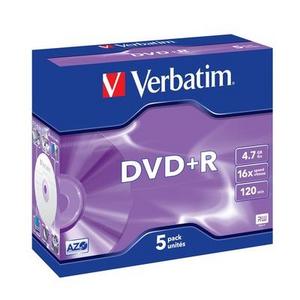 Obrzek - DVD+R Verbatim 4,7GB,16x,Silver jewel,43497,5pk