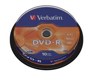 Obrzek - DVD-R Verbatim 4,7GB,16x,10-Spindle,43523,10pk
